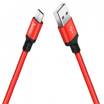 Дата кабель Hoco X14 Times Speed Micro USB Cable (1m) (Красный) - MicroUSB кабели - изображение 2