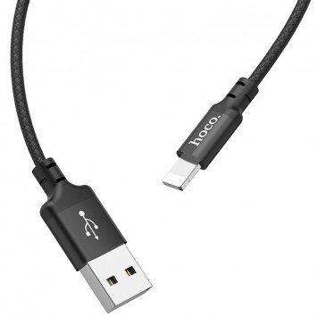 Дата кабель Hoco X14 Times Speed Lightning Cable (1m) (Чорний) - Lightning - зображення 3 