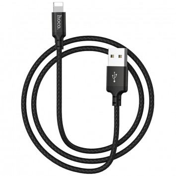 Дата кабель Hoco X14 Times Speed Lightning Cable (1m) (Чорний) - Lightning - зображення 4 