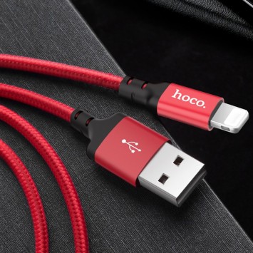 Дата кабель Hoco X14 Times Speed Lightning Cable (1m) (Червоний) - Lightning - зображення 1 