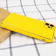 Кожаный чехол для Apple iPhone 11 (6.1"") - Xshield (Желтый / Yellow)