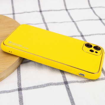 Кожаный чехол для Apple iPhone 11 (6.1"") - Xshield (Желтый / Yellow) - Чехлы для iPhone 11 - изображение 2