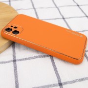 Кожаный чехол для Apple iPhone 11 (6.1"") - Xshield (Оранжевый / Apricot)