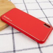 Кожаный чехол Xshield для Apple iPhone X / XS (5.8"") (Красный / Red)