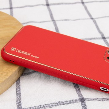 Кожаный чехол для Apple iPhone 12 (6.1"") - Xshield (Красный / Red) - Чехлы для iPhone 12 - изображение 2