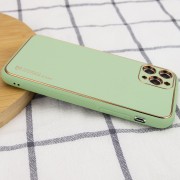 Кожаный чехол для Apple iPhone 12 Pro Max - Xshield (Зеленый / Pistachio)