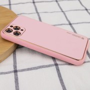 Кожаный чехол для Apple iPhone 12 Pro Max - Xshield (Розовый / Pink)