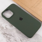 Чехол для Apple iPhone 13 Pro - Silicone Case Full Protective (AA) (Зеленый / Cyprus Green)