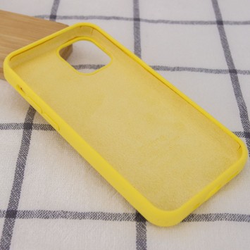 Чехол для Apple iPhone 13 Pro Max - Silicone Case Full Protective (AA) (Желтый / Yellow) - Чехлы для iPhone 13 Pro Max - изображение 2
