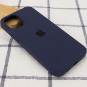 Чехол для Apple iPhone 13 Pro Max - Silicone Case Full Protective (AA) (Темный Синий / Midnight Blue)