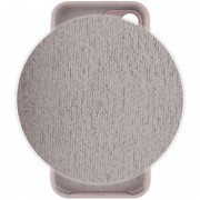 Чехол для Apple iPhone 12 (6.1"") - Silicone Case Lakshmi Square Full Camera (Серый / Lavender)