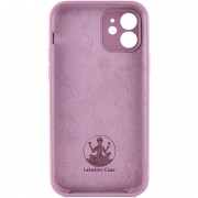 Чохол для Apple iPhone 12 (6.1"") - Silicone Case Lakshmi Square Full Camera (Ліловий / Lilac Pride)