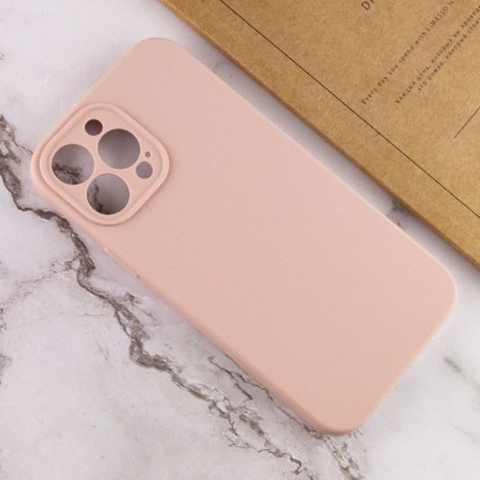 Чохол для Apple iPhone 12 Pro (6.1"") - Silicone Case Lakshmi Square Full Camera (Рожевий / Pink Sand) - зображення 4 