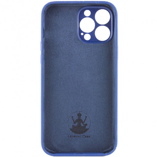 Чохол Apple iPhone 12 Pro (6.1"") - Silicone Case Lakshmi Square Full Camera (Синій / Deep navy) - зображення 1 