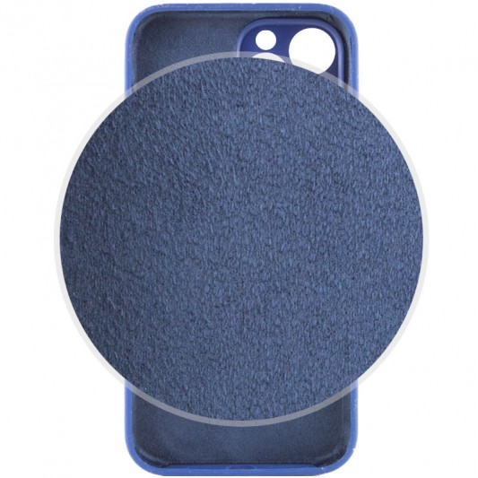 Чохол Apple iPhone 12 Pro (6.1"") - Silicone Case Lakshmi Square Full Camera (Синій / Deep navy) - зображення 2 