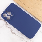 Чохол Apple iPhone 12 Pro (6.1"") - Silicone Case Lakshmi Square Full Camera (Синій / Deep navy)