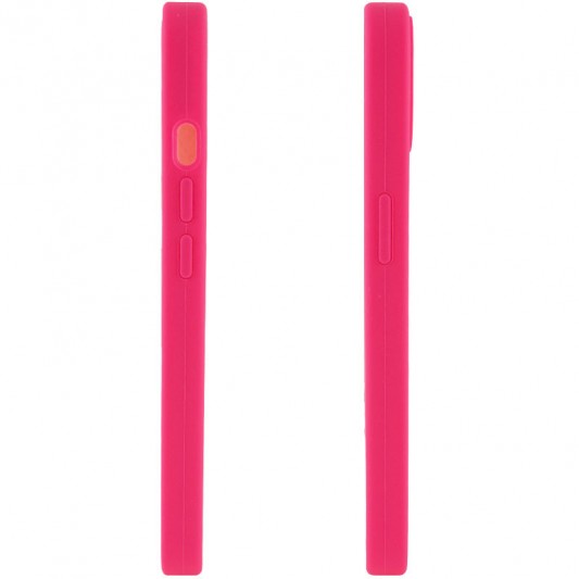 Чохол Apple iPhone 12 Pro Max - Silicone Case Lakshmi Square Full Camera (Рожевий / Barbie pink) - зображення 3 