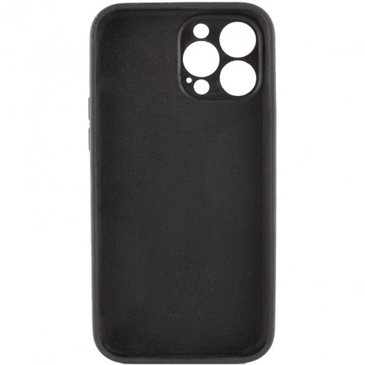 Чохол Apple iPhone 12 Pro Max - Silicone Case Lakshmi Square Full Camera (Чорний / Black) - зображення 1 