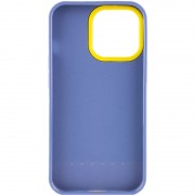 Чехол для Apple iPhone 13 Pro Max - TPU+PC Bichromatic (Blue / Yellow)
