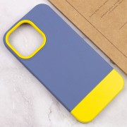 Чохол Apple iPhone 13 Pro Max - TPU+PC Bichromatic (Blue / Yellow)