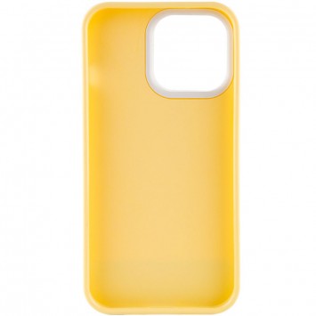 Чохол Apple iPhone 13 Pro Max - TPU+PC Bichromatic (Creamy-yellow / White) - Чохли для iPhone 13 Pro Max - зображення 1 