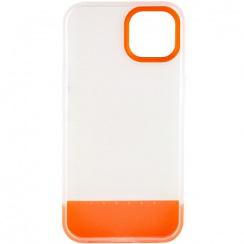 Чехол для Apple iPhone 13 - TPU+PC Bichromatic (Matte / Orange) - Чехлы для iPhone 13 - изображение 1