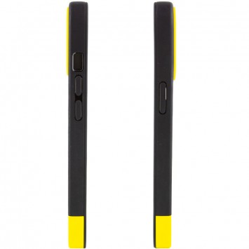 Чехол для Apple iPhone 13 - TPU+PC Bichromatic (Black / Yellow) - Чехлы для iPhone 13 - изображение 2