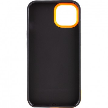 Чехол для Apple iPhone 12 Pro Max - TPU+PC Bichromatic (Black / Orange) - Чехлы для iPhone 12 Pro Max - изображение 1