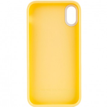 Чохол TPU+PC Bichromatic для iPhone XR (6.1"") (Creamy-yellow / White) - Чохли для iPhone XR - зображення 1 