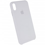 Чохол Apple iPhone XS Max (6.5"") - Silicone Case (AA) (Білий / White)