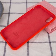 Чохол для iPhone X (5.8"") / XS (5.8"") - Silicone Case Full Protective (AA) (Червоний / Red)