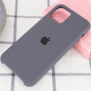 Чехол для Apple iPhone 11 (6.1"") - Silicone Case (AA) (Серый / Dark Grey)