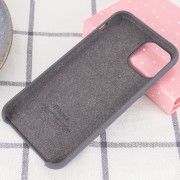 Чохол для Apple iPhone 11 (6.1"") - Silicone Case (AA) (Сірий / Dark Grey)