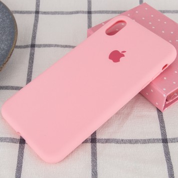 Чохол для Apple iPhone XR (6.1"") - Silicone Case Full Protective (AA) (Рожевий / Pink) - Чохли для iPhone XR - зображення 1 