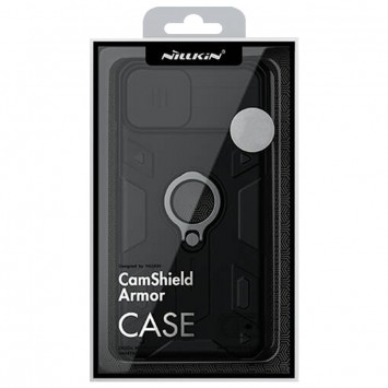 TPU+PC чехол для iPhone 11 - Nillkin CamShield Armor (шторка на камеру) (Черный) - Чехлы для iPhone 11 - изображение 5