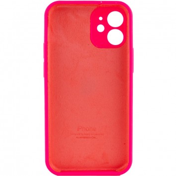 Чохол для Apple iPhone 12 mini (5.4"") - Silicone Case Full Camera Protective (AA) (Рожевий / Barbie pink) - Чохли для iPhone 12 mini - зображення 1 