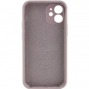 Чохол для Apple iPhone 12 mini (5.4"") - Silicone Case Full Camera Protective (AA) (Сірий / Lavender)