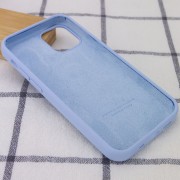 Чехол для Apple iPhone 13 mini (5.4"") - Silicone Case Full Protective (AA) (Голубой / Lilac Blue)