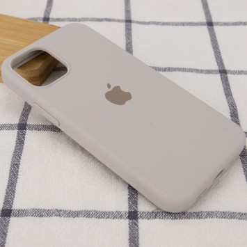 Чехол для Apple iPhone 13 Pro (6.1"") - Silicone Case Full Protective (AA) (Серый / Stone) - Чехлы для iPhone 13 Pro - изображение 1