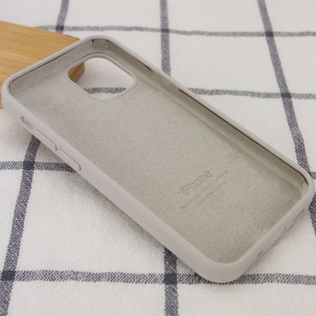 Чехол для Apple iPhone 13 Pro (6.1"") - Silicone Case Full Protective (AA) (Серый / Stone) - Чехлы для iPhone 13 Pro - изображение 2