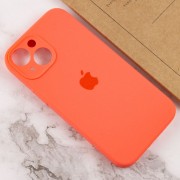 Чехол для Apple iPhone 13 mini (5.4"") - Silicone Case Full Camera Protective (AA) (Оранжевый / Pink citrus)