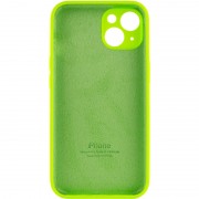 Чехол для Apple iPhone 13 mini (5.4"") - Silicone Case Full Camera Protective (AA) (Салатовый / Neon green)