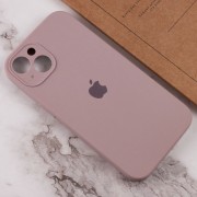 Чохол для Apple iPhone 13 mini (5.4"") - Silicone Case Full Camera Protective (AA) (Сірий / Lavender)