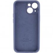 Чохол для Apple iPhone 13 mini (5.4"") - Silicone Case Full Camera Protective (AA) (Сірий / Lavender Gray)