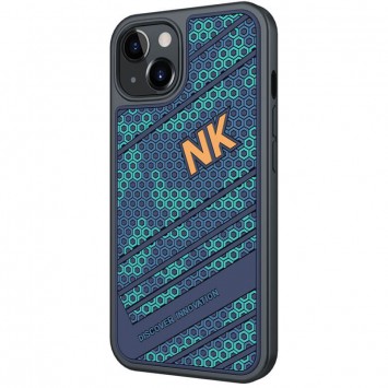 TPU+PC чохол для Apple iPhone 13 (6.1"") - Nillkin Striker (Blue / Green) - Чохли для iPhone 13 - зображення 1 