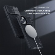 TPU+PC чехол для Apple iPhone 13 Pro Max (6.7"") - Nillkin Textured Pro Magnetic (Черный)