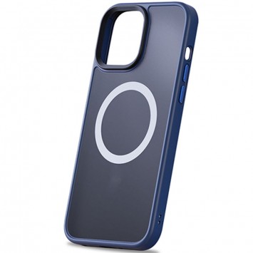 TPU+PC чохол для iPhone 13 - Metal Buttons with MagSafe (Синій) - Чохли для iPhone 13 - зображення 3 