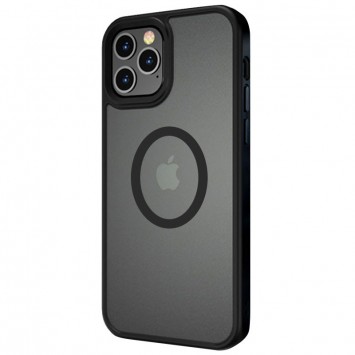 TPU+PC чохол для Apple iPhone 13 Pro (6.1"") - Metal Buttons with MagSafe (Чорний) - Чохли для iPhone 13 Pro - зображення 1 