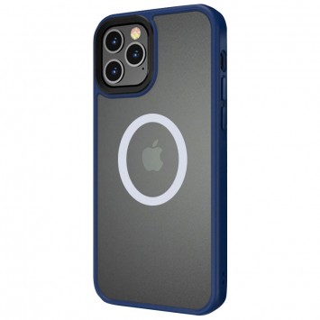 TPU+PC чохол для Apple iPhone 13 Pro (6.1"") - Metal Buttons with MagSafe (Синій) - Чохли для iPhone 13 Pro - зображення 1 
