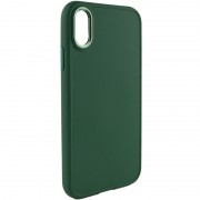 TPU Чохол для Apple iPhone XR (6.1"") - Bonbon Metal Style (Зелений / Army green)